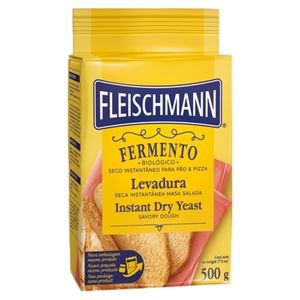 Fermento Fleischmann Biológico Seco Instantâneo 500g