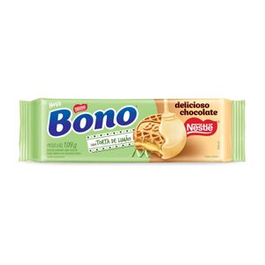 Biscoito Bono Recheio Sabor Torta De Limão 109g