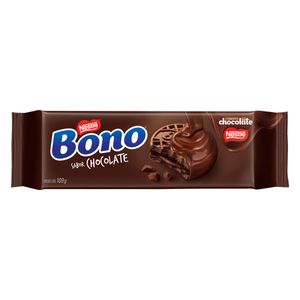 Biscoito Bono Recheio Sabor Chocolate 109g