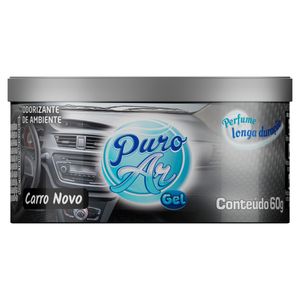 Odorizante De Ambiente Puro Ar Gel Carro Novo 60g