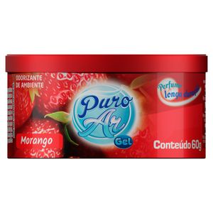 Odorizante De Ambiente Puro Ar Gel Morango 60g