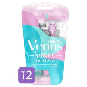 Aparelho Depilador Gillette Venus3 Sensitive Com 2 Unidades