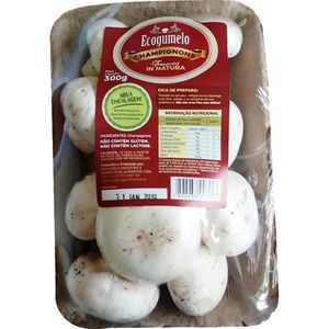 Cogumelo Champignon Ecogumelo In Natura Embalagem De 300g