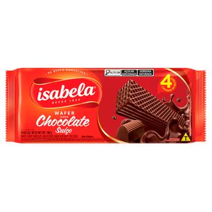 Wafer Isabela Sabor Chocolate Suíço 100g