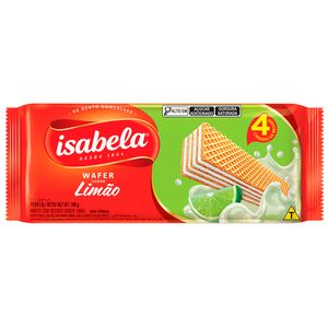 Wafer Isabela Sabor Limão 100g