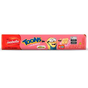 Biscoito Recheado Toons Morango 130g