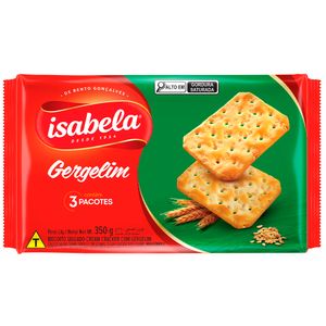 Biscoito Isabela Gergelim 350g