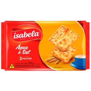 Biscoito Isabela Água E Sal 350g