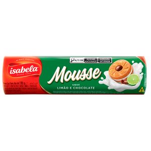 Biscoito Recheado Isabela Mousse De Limão Com Chocolate 130g