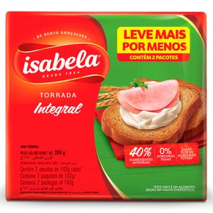 Torrada Isabela Integral 284g