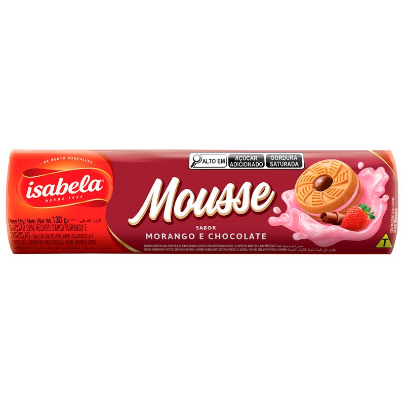 BISC-RECH-ISABELA-MOUSSE-130G-MORANGO-CHOC