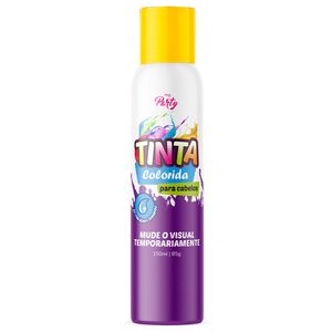 Tinta Colorida Aeroflex P/Cabelo Amarelo Neon