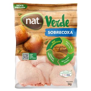 Sobrecoxa De Frango Nat Verde Iqf Congelado 1kg