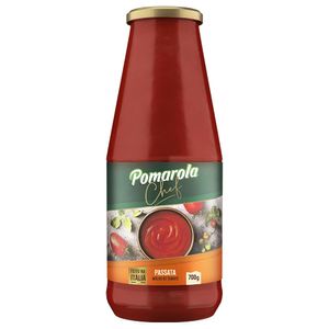 Molho De Tomate Pomarola Chef Passata Vidro 700g