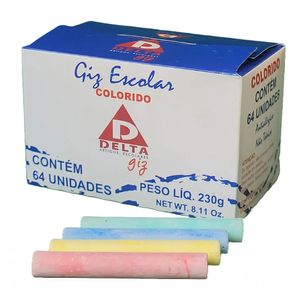 Giz Escolar Delta Reval Color 230g