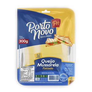 Queijo Porto Novo Mussarela Fatiado 300g