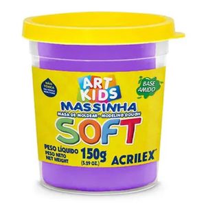 Massa De Modelar Acrilex Soft 150g Violeta