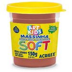 MASSA-MODELAR-ACRILEX-SOFT-150G-CHOCOLATE