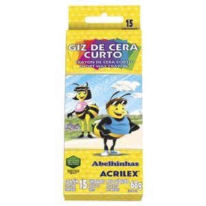 Giz De Cera Acrilex Curto 15x68g