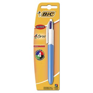 Caneta Bic 4 Cores 1.0mm Azul Preta Verde Vermelha