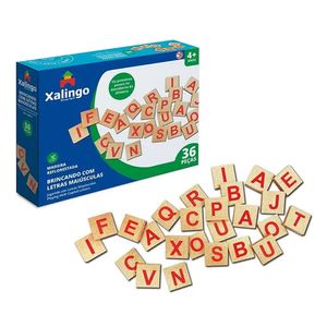 Brinquedo Xalingo Jogo Brincando Com Letras 36 Peças