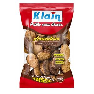 Biscoito Klain Amendoim Com Chocolate 260g