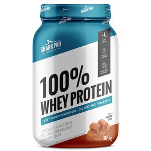 Whey Protein Shark Pro Sabor Doce De Leite Pote 900g