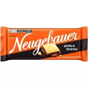 Chocolate Neugebauer Barra Preto E Branco 80g.