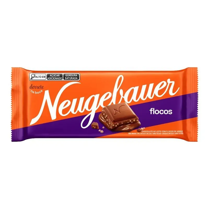 Chocolate Neugebauer Barra Flocos 80g.