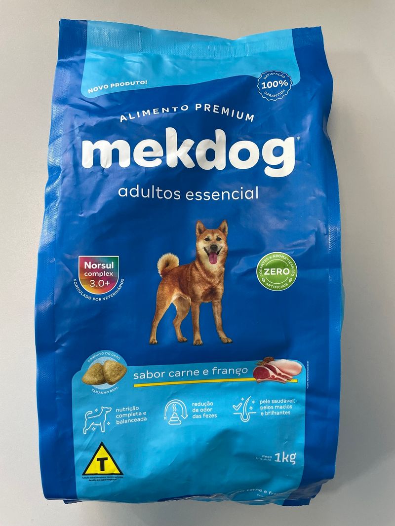 RACAO-MEK-DOG-PREM-ESSENCIAL-1KG