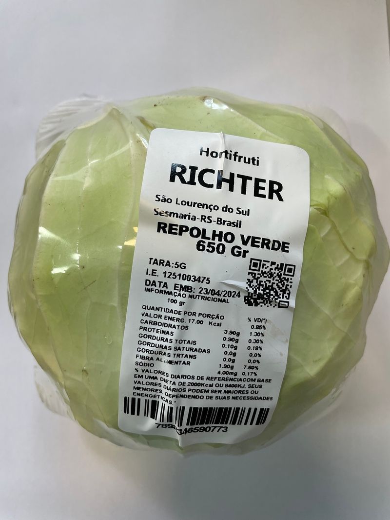 HORTI-REPOLHO-VERD-RICHTER-BDJ-650G