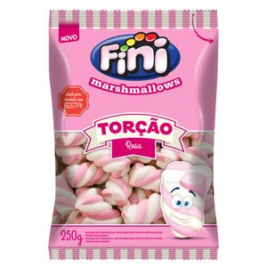 Marshmallow Fini Torção Rosa 250g