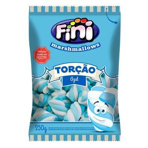 Marshmallow Fini Torção Azul 250g