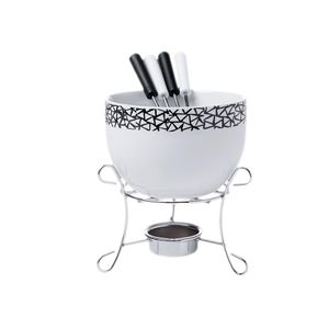 Conjunto Fondue Brinox 6peças Branco