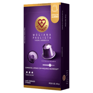 Cápsula Torrado E Moído Mogiana Paulista 3 Corações 10 Unidades 50g