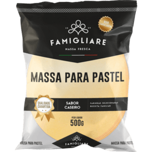 Massa Para Pastel Famigliare Disco 500g Lanche