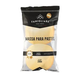 Massa Para Pastel Famigliare Disco 200g Pequeno