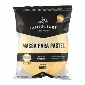 Massa Para Pastel Famigliare Disco Grande 500g