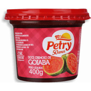 Doce Petry Cremoso De Goiaba Pote 400g