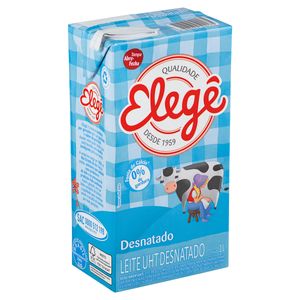 Leite Uht Elegê Desnatado 1l