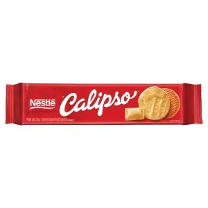 Biscoito Nestlé Calipso Coberto Com Chocolate Branco 130g