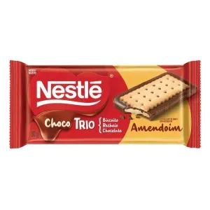 Chocolate Nestlé Choco Trio Amendoim 90g