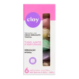 Sabonete Cloy Sortidos 6x80g