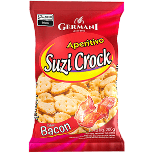 Biscoito Germani Suzi Crock Bacon 200g