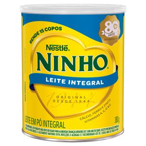 Leite Em Pó Ninho Integral Lata 380g