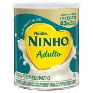 Leite Em Pó Ninho Semidesnatado Adulto Lata 350g