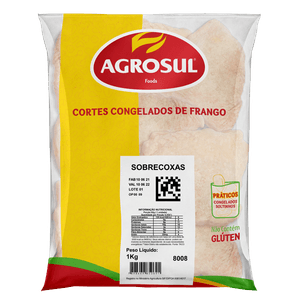 Sobrecoxa De Frango Agrosul Iqf Congelado 1kg