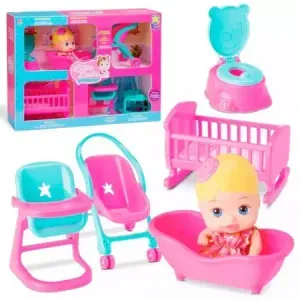 Brinquedo Diver Boneca Little Dolls Casinha