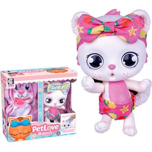 Brinquedo Cotiplás Boneca Pet Love Babies Tigre