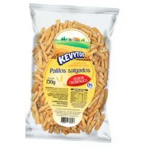 Biscoito Kevytos Palitos Salgados Sabor Churrasco 150g